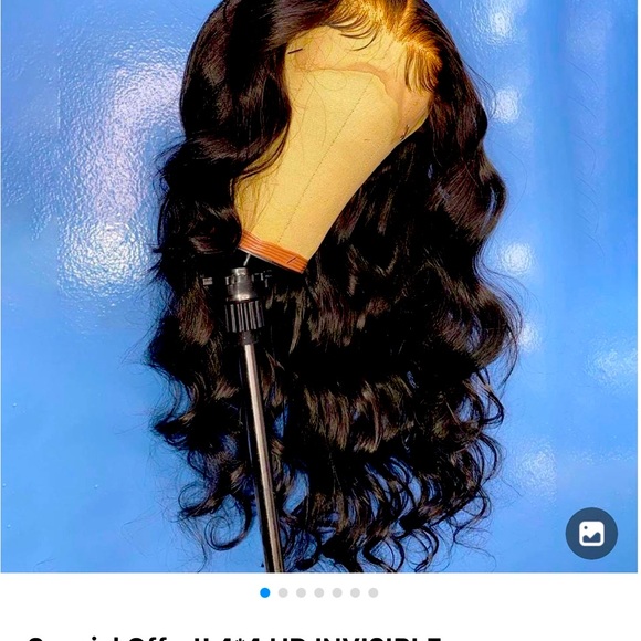 4x4 HD Invisible lace body wave closure wig